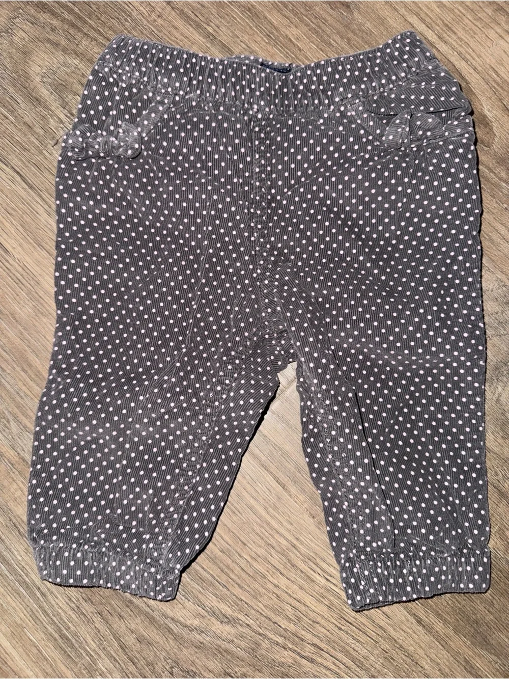 Vintage GAP Brown and Pink Polka Dot Pull-On Jeans